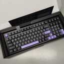 MCHOSE G98 PRO Wireless Mechanical Keyboard, Tri-Mode Connection Gaming Keyboard, Hot Swappable Custom Gasket Structure, Pre-lubed Linear Switches, Double Shot PBT Keycaps RGB LED Backlit Purple & Black