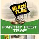 Black Flag Pantry Pest Trap 2 Count, Insect Traps, Safe For Use In Kitchens And Pantries, 12 Pack