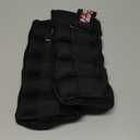 Adjustable Ankle Weights, 2 3 5 lb 1 Pair Strength Training Wrist Leg Arm Weights for Women, Men, Weighted Ankle Weight Set with Removable Sandbags for for Gym, Fitness Workout, Running Lifting (Black)