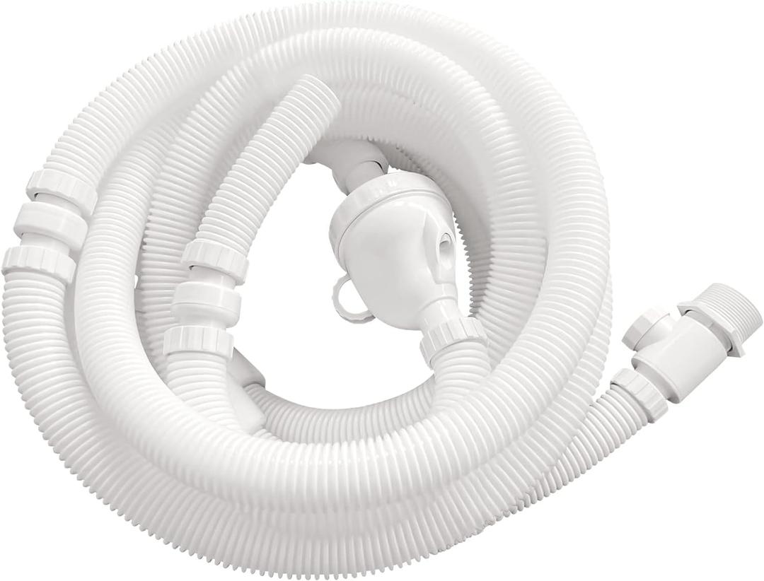 MAKHOON Upgraded 9-100-3100 Feed Hose Complete with Back-Up Valve and Universal Wall Fitting Replacement for Zodiac Polaris 360 Pool Cleaner Feed Hose (Not Compatible with polaris 280 380 180 3900)