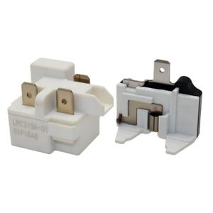 LPC314A-01 3 Pin Refrigerator PTC Starter Relay and Refrigerator Overload Relay Protector Fits for GE WR55X31710 Refrigerator Compressor