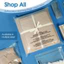 Spartan Industrial - 16" X 20" (200 Count) Self-Seal Clear Poly Bags With Suffocation Warning for Packaging, Blankets, Clothing - Permanent Adhesive