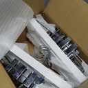 TOPIA HANGER 11.8 Inch White Wooden Pants Skirt Hangers for Kids Baby Toddler Children, Extra Thick Chrome Hooks & Anti-Wrinkle Premium Flat Clips 20 Pack CT09PW20