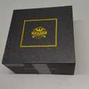 KANARS Old Fashioned Whiskey Glasses with Luxury Box - 10 Oz Rocks Barware For Scotch, Bourbon, Liquor and Cocktail Drinks - Set of 4 - Men Gift