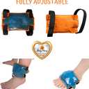 BodyMoves Kid's Ankle Brace Support Plus Hot and Cold Ice Pack (Sporty Black, MED for Big Kids M (US 3.5-7))