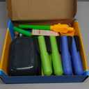 Otoseth Toys Rocket Launcher for Kids - Launch up to 100 Ft, 8 Multi-Color Foam Rockets & Adjustable Launch Stand, Kids Outdoor Toys, Age 3+