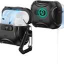 ESR AirPods Pro 3 Case (2025), Compatible with AirPods Pro 3rd Generation (USB-C), Effortless MagSafe, Shockproof Closure, Easy Open, Cyber Series, Black