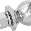 BIG RED ATRLY2019R Torin Trailer Hitch Ball, 2 Inch Diameter, 1.75 Ton (3,500 lbs), 3/4 x 1-3/4-Inch Shank, White