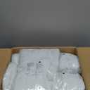 Showgeous Dusty Blue Ceiling Drapes 6 Panels 5ftx30ft Wedding Ceiling Drapes Wedding Arch Draping Fabric Cheesecloth Curtain for Party Ceremony Stage Event Decoration