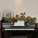 6Ft Artificial Norfolk Pine Christmas Garlands - Green Artificial Greenery for Indoor Outdoor Christmas Decorations