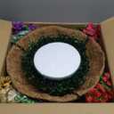 AGIRL Artificial Flowers Hanging Plants in Basket,Artificial Hanging Flowers for Outdoor Indoor Decor,UV Resistant Hanging Baskets with Fake Flowers for Patio Garden Porch Deck Decoration (1PCS, Multi Color)