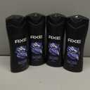 AXE Body Wash Phoenix 4 Count 12h Refreshing Scent Crushed Mint & Rosemary Men's Body Wash with 100% Plant-Based Moisturizers 16 oz