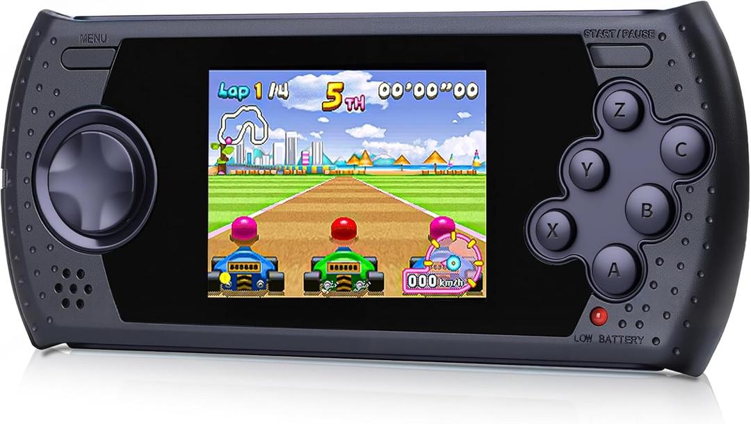 16 Bit Handheld Game for Kids Built-in 230 HD Classic Retro Video Games USB Rechargeable 3.0 Inch Childrens Travel Electronics Toys Portable Gaming Player System Gift for Boys Girls Ages 4-8-12