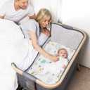 Stretchy Bassinet Sheet Set BROLEX 2 Pack Snug Fitted Cradle Fitted Sheets for Bassinet Pads/Mattress, for Boys Girls,Unisex,Ultra Soft Breathable,Arrow Owl