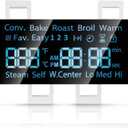 New DE07-00129A Range LED Display Board Fit for Samsung Electric Range - Oven/Stove, Better Than Oem Quality, Fits Model NE59J7630SB NE59J7630SG NE59J7630SS NE59J7630SW