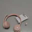JIAMQISHI Wireless Headset with AI Noise Cancelling Microphone Bluetooth Headset - Bluetooth V5.2 Headphones with USB Dongle & Mic Mute for Computer/Laptop/PC/iPhone/Android/Cell Phones (Pink)