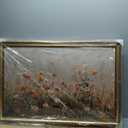 ARPEOTCY Large Vintage Gold Framed Floral Wall Art Canvas, Living Room Bedroom Dining Room Elegant Wildflower Picture Wall Decor, Antique Rustic Nature Painting Farmhouse Decor, 24x36in
