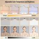KEDAO Nail Light Lamp for Desk Half Moon Light for Nail Desk Tech Light