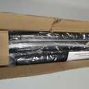 Shower Curtain Rod Adjustable 43-78 inch, 1"Diameter Spring Tension Curtain Rod No Drill, Anti-Rust Non-Slip Shower Rod, Black Shower Curtain Rod for Bathroom Tension