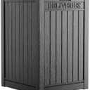 Package Delivery Box 55 Gallon with Lockable Secure,Outdoor Package Drop Container Waterproof for Porch Patio and Curbside(Black)