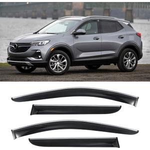 Rain Guards Window Visors for Buick Encore GX 2020-2026 with Chrome Trim