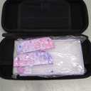 homicozy Purple Mermaid Hard Carrying Case for Nintendo Switch,Soft TPU Protective Case Cover with Portable Travel Case Compatible with Nintendo Switch for Girls