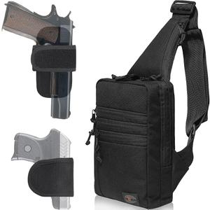 TECEUM Tactical Compact Sling Bag CCW for Everyday 10+ Styles Shoulder EDC Crossbody Bag for Concealed Carry of Handgun