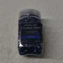 Syedra Crushed Glass for Crafts, Glitter Crushed High Luster Chips, Broken Glass Pieces, 3-6mm, 410G (Cobalt Blue)