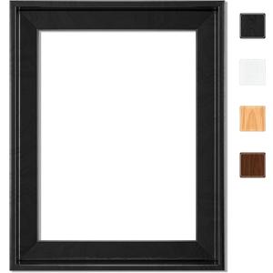 Canvas Floating Frame, Picture Wall Art Painting Frame for Finished Canvas Painting 1-1/4 Deep Picture Art Wall Decor. (Black, 24x36)