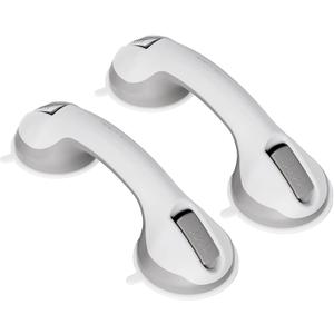 11" Grab Bars for Bathtubs and Showers, 2 Pack Shower Handle with Strong Suction, Safety Bars for Shower Chair, Bathroom Grab Bar for Senior