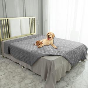 Ameritex Waterproof Blanket Reversible Dog Bed Cover Pet Blanket for Furniture Bed Couch Sofa, 66inch x 29inch