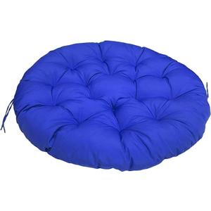 Cushions Papasan Chair Cushion Round, Thick Chair Cushion Pad for Outdoor Egg Chair Garden Cushion Seat Cushion Dish Chair Rattan Swivel Chair Hanging Chair Indoor and Outdoor( Blue1x120cm)
