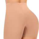 Werena Seamless Shaping Boyshorts Panties for Women Slip Shorts Under Dress Shapewear Shorts Tummy Control Underwear (XL)
