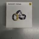 Piluyaa Smart Ring Fitness Tracker Ring for Men/ Women with Calories/ Heart Rate/ Blood Oxygen/ Sleep Monitoring with NO App Subscription with Charging Case for Android 6.0+/ iOS 11.0+(Gold 9#)​