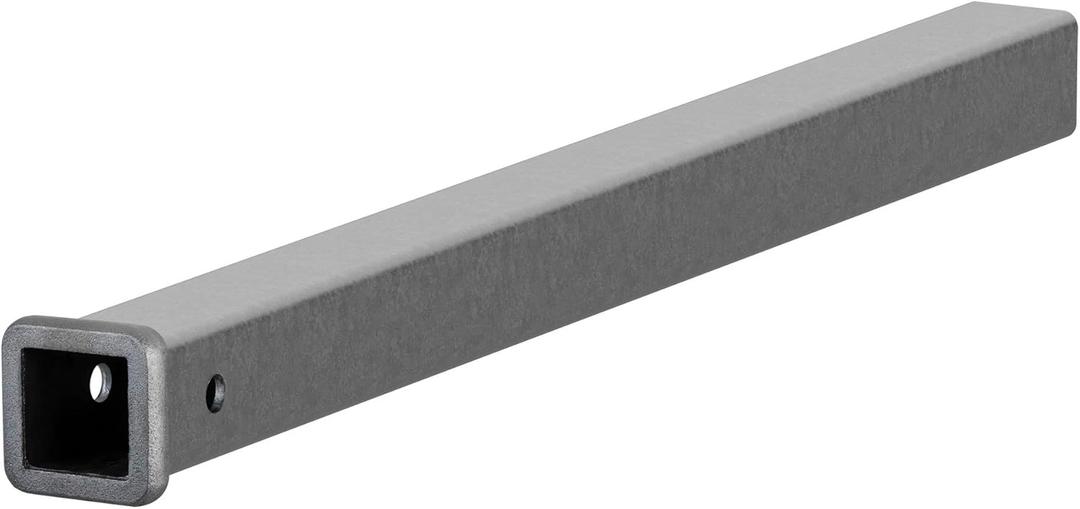 CURT 49360 2-Inch x 36-Inch Weld-On Raw Steel Trailer Hitch Receiver Tube, Raw