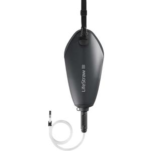 LifeStraw Peak Series - Compact Gravity Water Filter System - 3L for Backpacking, Group Camping, Hiking and Travel, Mountain, Black