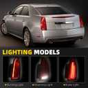 Dasbecan Tail Light Assembly Compatible with 2008-2014 Cadillac CTS
