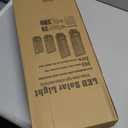 Locontifni 3000W Solar Street Light Outdoor with Motion Sensor & Remote, Super Bright Waterproof Dusk to Dawn LED Floodlight for Driveway, Yard, Parking Lot, Dual-Sided Solar Panel