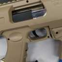 Two Modes Toy Gun Shell Ejecting Rifle with 80 Soft Bullets 40 Shells 2 Clips Soft Bullet Toy Guns Outdoor Shooting Games Christmas Halloween Birthday Gifts (Sand Color)