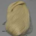 morvally Women's 26 inches Long Straight Blonde Synthetic Resistant Hair Wigs with Bangs Natural Looking Wig for Women Halloween Cosplay (Blonde)