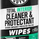 Chemical Guys Total Interior New Car Smell Cleaner & Protectant Wipes – All-in-One Interior Cleaning Wipes for Dashboards, Vinyl, Leather, Fabric & Glass – Cleans & Protects, New Car Scent, 30 Ct
