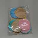 CHGCRAFT 20 Pcs 10 Colors 3 Inch Acrylic Circle Blanks with Hole, Multicolor Unfinished Round Plastic Sheets for Vinyl Cutting DIY Projects Painting Sign