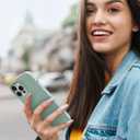 for iPhone 15 Pro Case Liquid Silicone Slim Shockproof Protective Cover 6.1 Inch Anti-Scratch Drop Protection,Light Mint