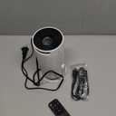 Mini Projector Portable Proyector 4K Support, Full HD 1080P Small Projector with 270° Rotatable Stand, Movie Projector Compatible with TV Stick/Smartphone/HDMI/USB for Bedroom/ Outdoor Camping