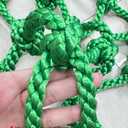 Heavy-Duty Climbing Net for Kids & Adults 600lb Capacity, (3ft-6ft), Premium Polyester Rope with 0.47" Thickness Safety Net for Playgrounds, Balconies, 4*10ft