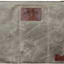 Water Resistant Zipper Document Holder, Fits Manila Folder, Rustic Large Waxed Canvas Pouch with Full Grain Leather, Inner Pockets, Carabiner, Hold Your Books, A4 Handouts, Travel Accessories. Olive.