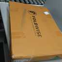 FoldWise Foldable Standing & Rolling Desk, Upgraded Portable Desk on Wheels, X-Large