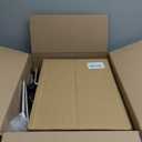 3 Tier Rolling Cart with Lockable Wheels, Clear Acrylic Utility Trolley with Handle, Heavy-Duty Storage Organizer for Kitchen Bathroom Nursery Laundry - Snack Book Craft Organizer (Clear)