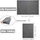 TELY Foldaway Puzzle Board Felt Mat for up to 2000 Pieces of Jigsaw Puzzle, Foldable for Easy Storage Puzzles, Portable Puzzle Pad(Extra Large)