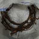 CWI Gifts Pip Twig Wreath Rings - 3.5 inch - Wreath Decor for Front Door and Candle Decorating - Teastain